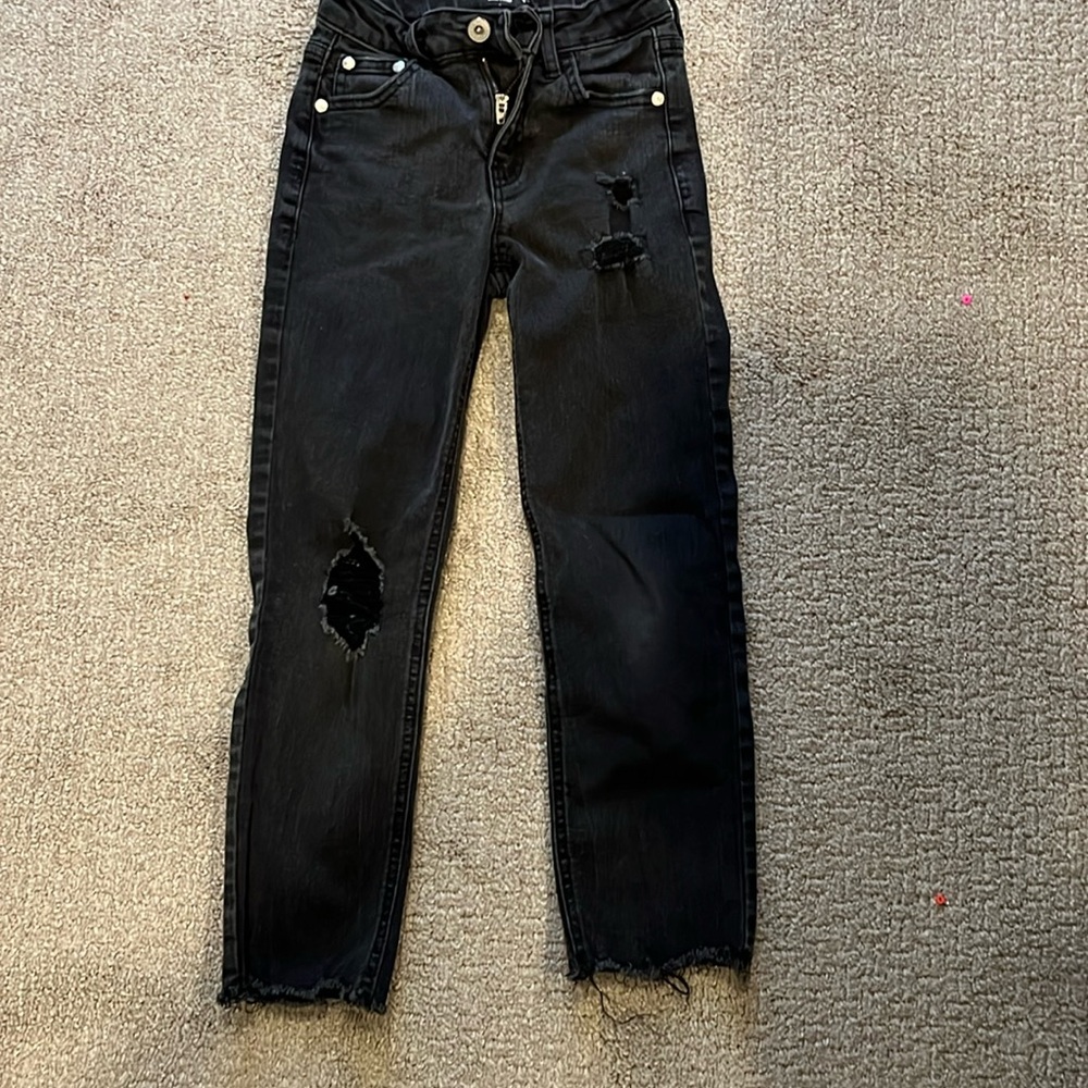 Girls black jeans